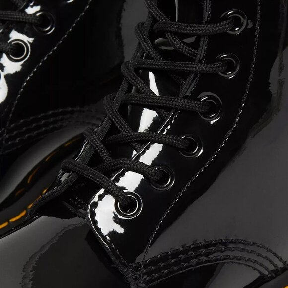 Dr. Martens 1460 Women’s Patent Leather Lace-Up Boots Black, Size 7 (New) - Picture 14 of 16